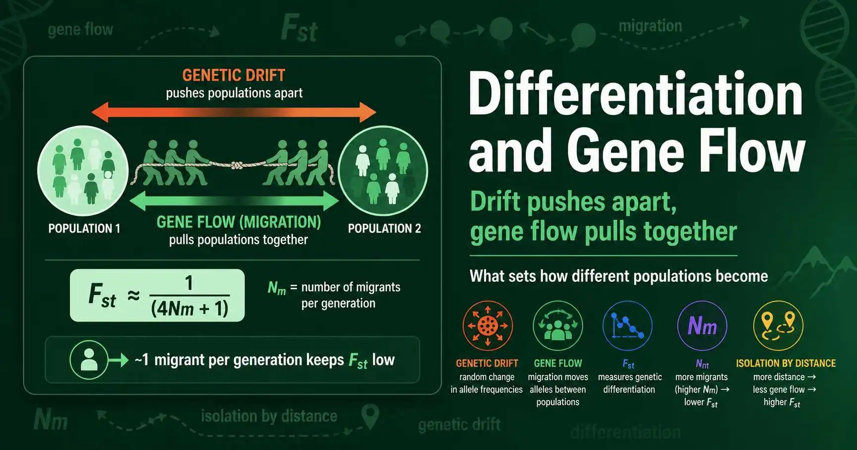 Genetic Differentiation and Gene Flow Explained featured image