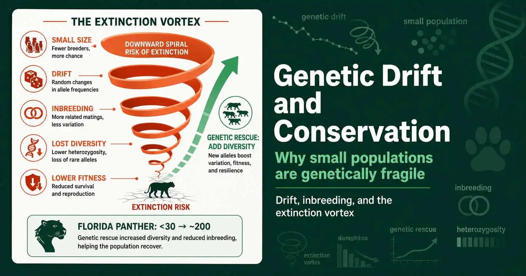 Genetic Drift in Conservation and Small Populations featured image