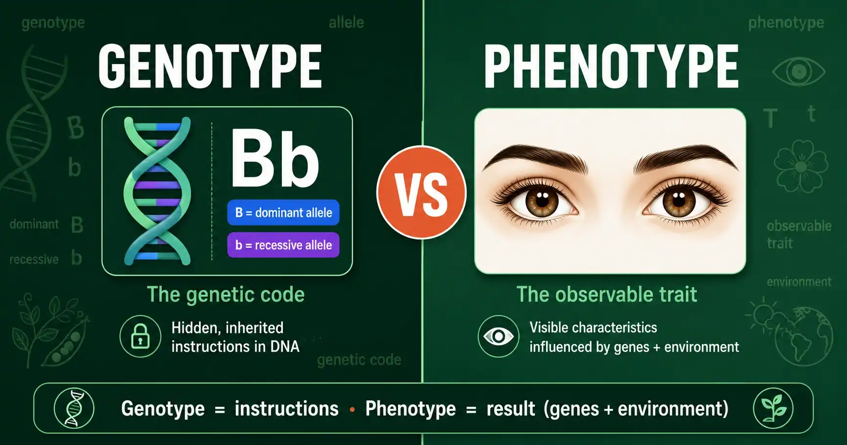 Genotype vs Phenotype: What's the Difference? featured image