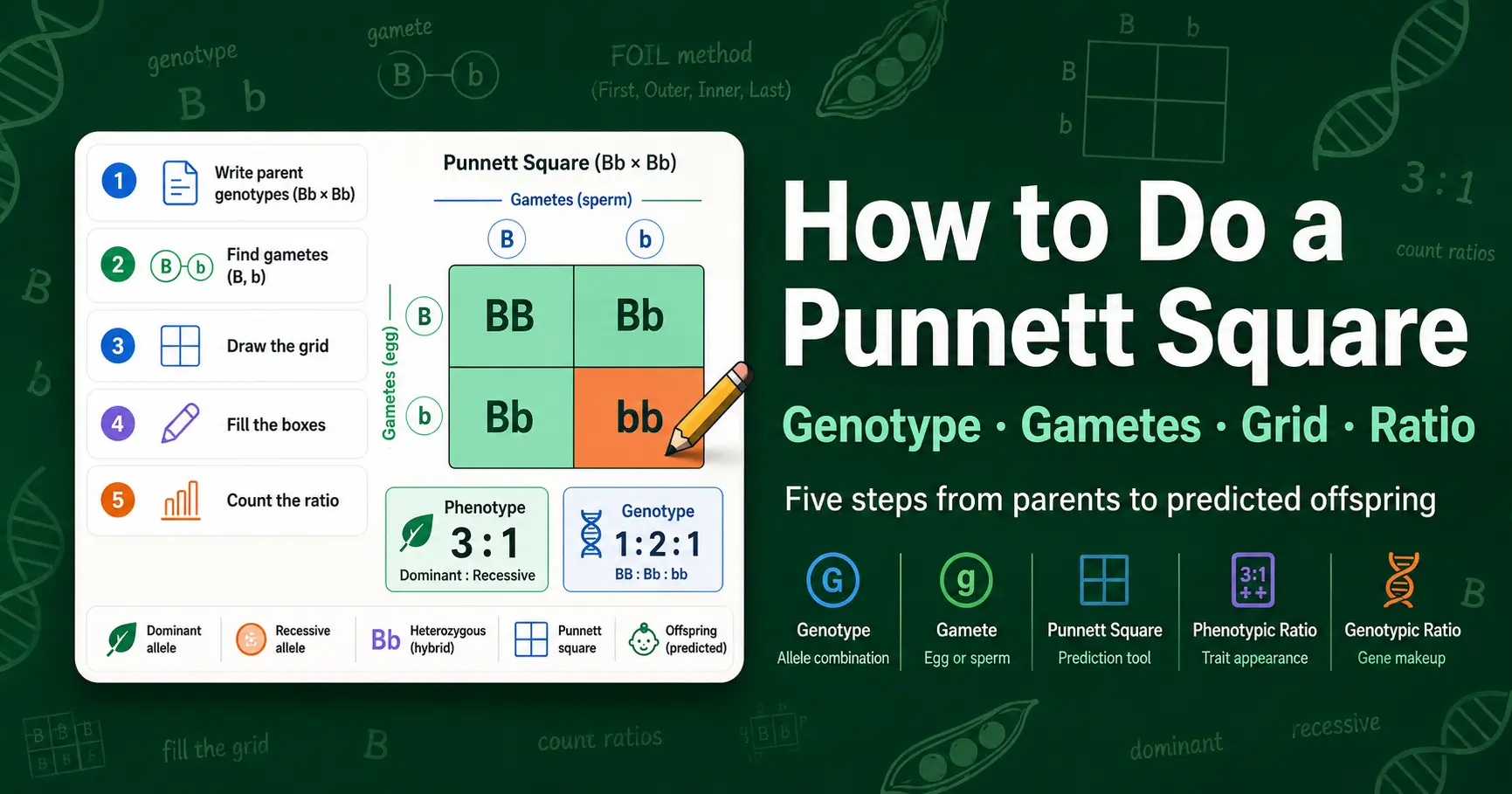 How to Do a Punnett Square: A Step-by-Step Guide featured image