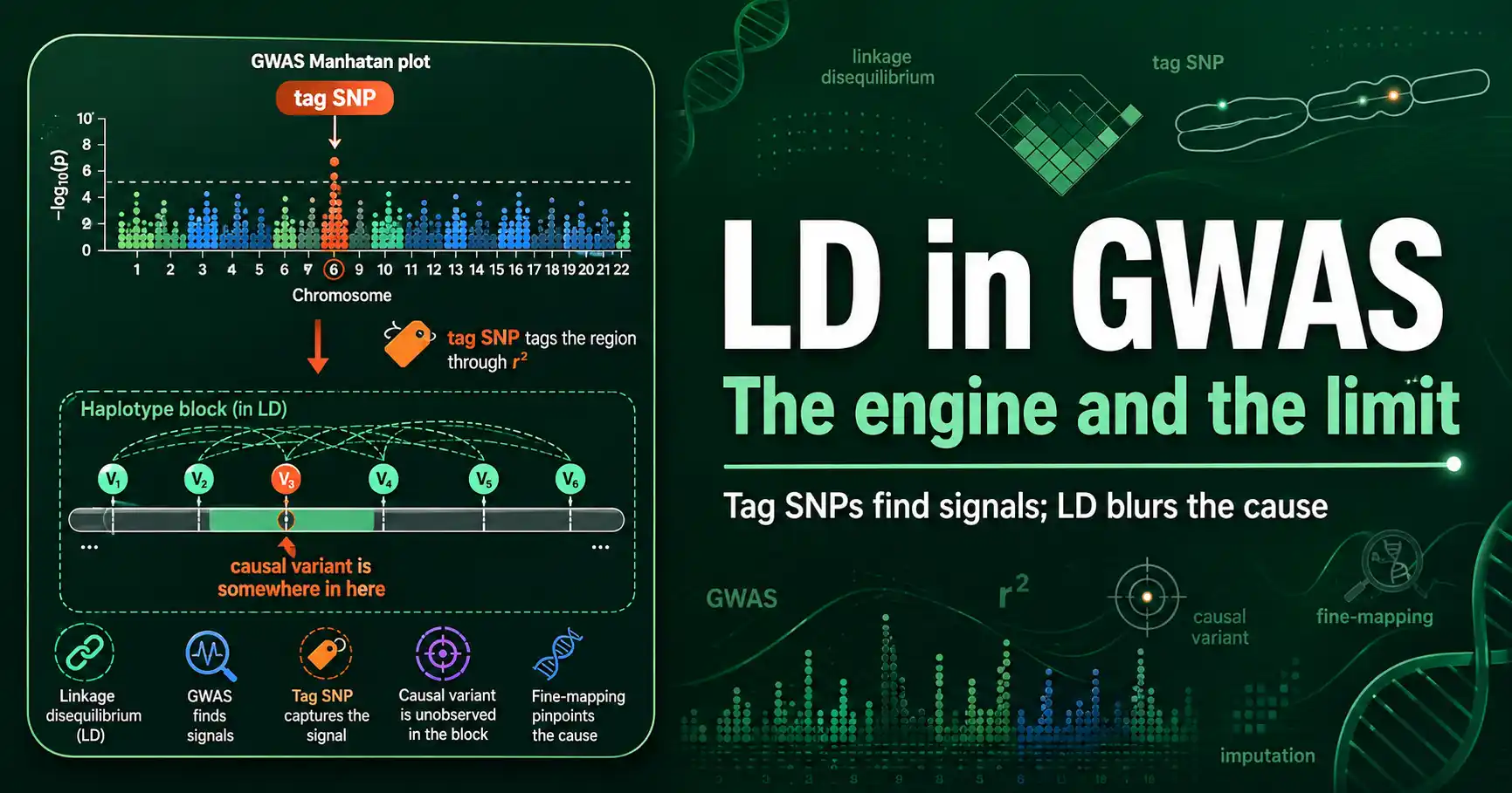 Linkage Disequilibrium in GWAS Explained featured image