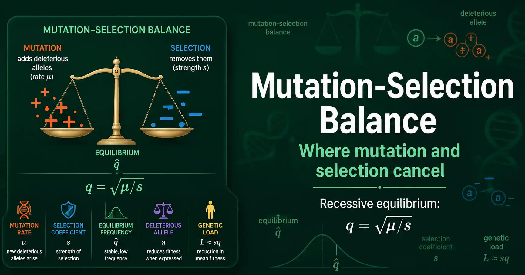 Mutation-Selection Balance Explained featured image